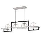 Quoizel Four Light Island Chandelier Kane in Earth Black