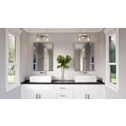 Kirby 2-Light Bathroom Vanity Light in Polished Chrome