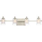 Quoizel Four Light Bath Fixture Kolt in Brushed Nickel