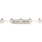 Quoizel Five Light Bath Fixture Kolt in Brushed Nickel