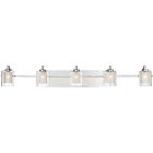 Quoizel Five Light Bath Fixture Kolt in Polished Chrome