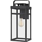 Keaton 1-Light Outdoor Wall Mount in Mottled Black