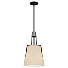 Quoizel One Light Mini Pendant Leona in Matte Black