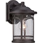 Quoizel One Light Outdoor Wall Lantern Marblehead in Palladian Bronze