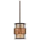 Quoizel One Light Mini Pendant Laguna in Renaissance Copper