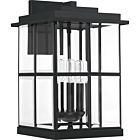 Mulligan 3-Light Outdoor Wall Lantern in Matte Black