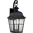 Quoizel Two Light Outdoor Wall Lantern Millhouse in Mystic Black