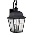 Quoizel Three Light Outdoor Wall Lantern Millhouse in Mystic Black