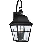 Quoizel Four Light Outdoor Wall Lantern Millhouse in Mystic Black