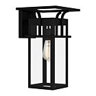 Markley 1-Light Outdoor Wall Mount in Earth Black