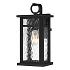 Quoizel One Light Outdoor Wall Mount Moira in Earth Black