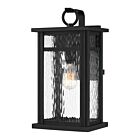 Quoizel One Light Outdoor Wall Mount Moira in Earth Black