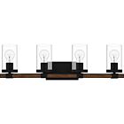 Nottinghill 4-Light Bathroom Vanity Light in Matte Black