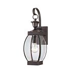 Quoizel One Light Outdoor Wall Lantern Oasis in Medici Bronze