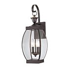 Quoizel Two Light Outdoor Wall Lantern Oasis in Medici Bronze