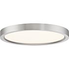 Quoizel LED Flush Mount Outskirts in Brushed Nickel