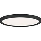 Quoizel LED Flush Mount Outskirts in Earth Black