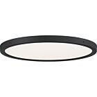 Quoizel LED Flush Mount Outskirts in Earth Black