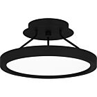 Quoizel LED Semi Flush Mount Outskirts in Earth Black