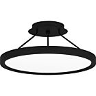 Quoizel LED Semi Flush Mount Outskirts in Earth Black