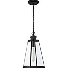 Quoizel One Light Outdoor Hanging Lantern Paxton in Matte Black