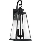 Quoizel Two Light Outdoor Wall Lantern Paxton in Matte Black