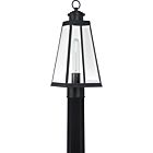 Quoizel One Light Outdoor Post Mount Paxton in Matte Black