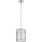 Quoizel One Light Mini Pendant Abode in Polished Chrome