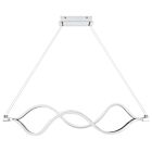 Quoizel LED Linear Chandelier Bleecker in Polished Chrome