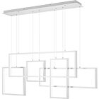 Quoizel LED Island Chandelier Canvas in Brushed Aluminum