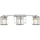 Quoizel Three Light Bath Fixture Divine in Polished Chrome