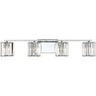 Quoizel Four Light Bath Fixture Divine in Polished Chrome