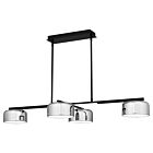 Gabriel LED Linear Chandelier in Matte Black