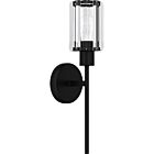 Quoizel One Light Wall Sconce Isla in Matte Black