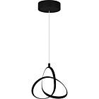 Quoizel LED Mini Pendant Illoria in Matte Black