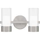 Logan LED Bathroom Vanity Light in Brushed Nickel