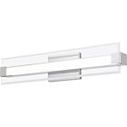 Quoizel LED Bath Fixture Salon in Polished Chrome