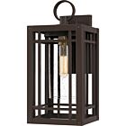 Pelham 1-Light Outdoor Wall Mount in Western Bronze