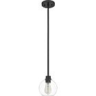 Pruitt 1-Light Mini Pendant in Matte Black