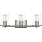 Perry 3-Light Bathroom Vanity Light in Antique Nickel