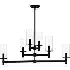 Quoizel Chandelier 6-Light Island Chandelier in Matte Black