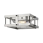 Beck 2-Light Flush Mount in Brushed Nickel