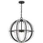 Quoizel Four Light Pendant Dre in Matte Black