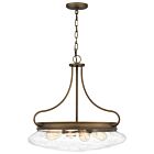 Tucker 4-Light Pendant in French Bronze