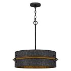 Quoizel Three Light Pendant Lariat in Old Black Finish