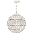 Quoizel Pendant 1-Light Pendant in Antique White