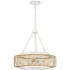 Quoizel Pendant 4-Light Pendant in Antique White