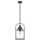 Quoizel One Light Mini Pendant Payson in Western Bronze