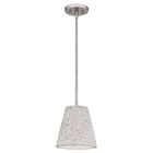 Hazel 1-Light Mini Pendant in Brushed Nickel