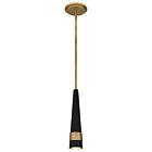 Quoizel LED Mini Pendant Quoizel Piccolo Pendant in Weathered Brass